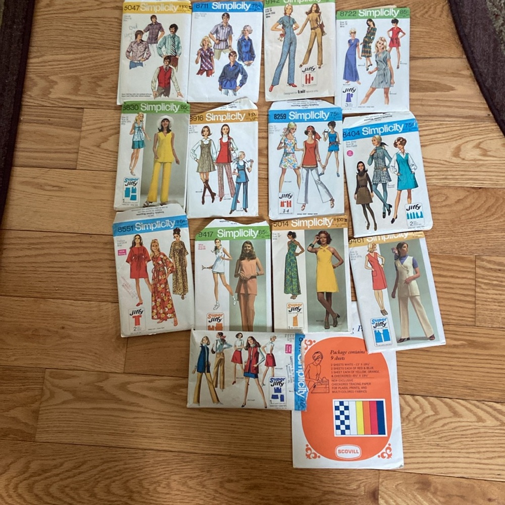 Simplicity pattern 70’s Jumpsuits & Rompers Collection sz 12/14 Med